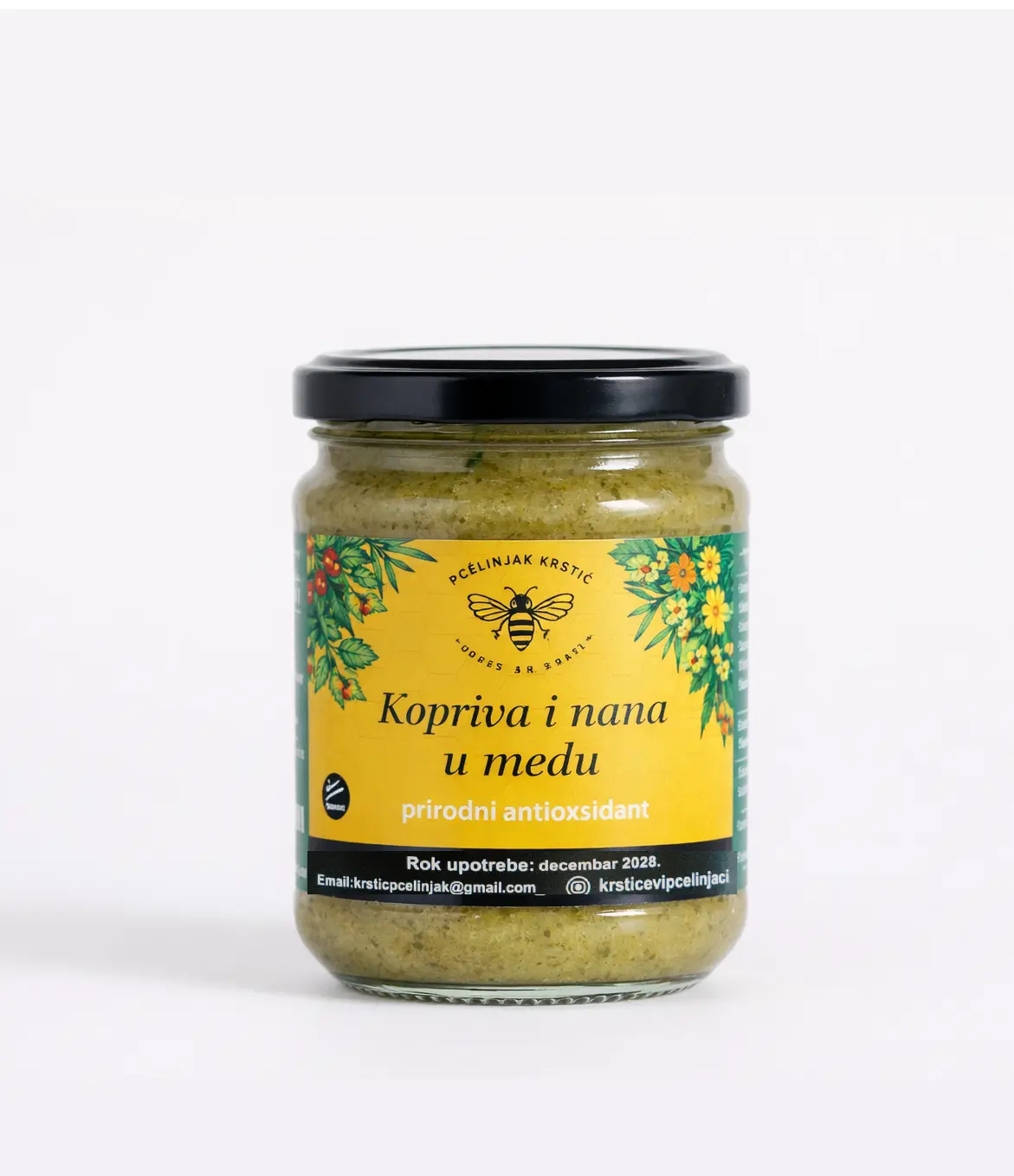 Kopriva i nana u medu